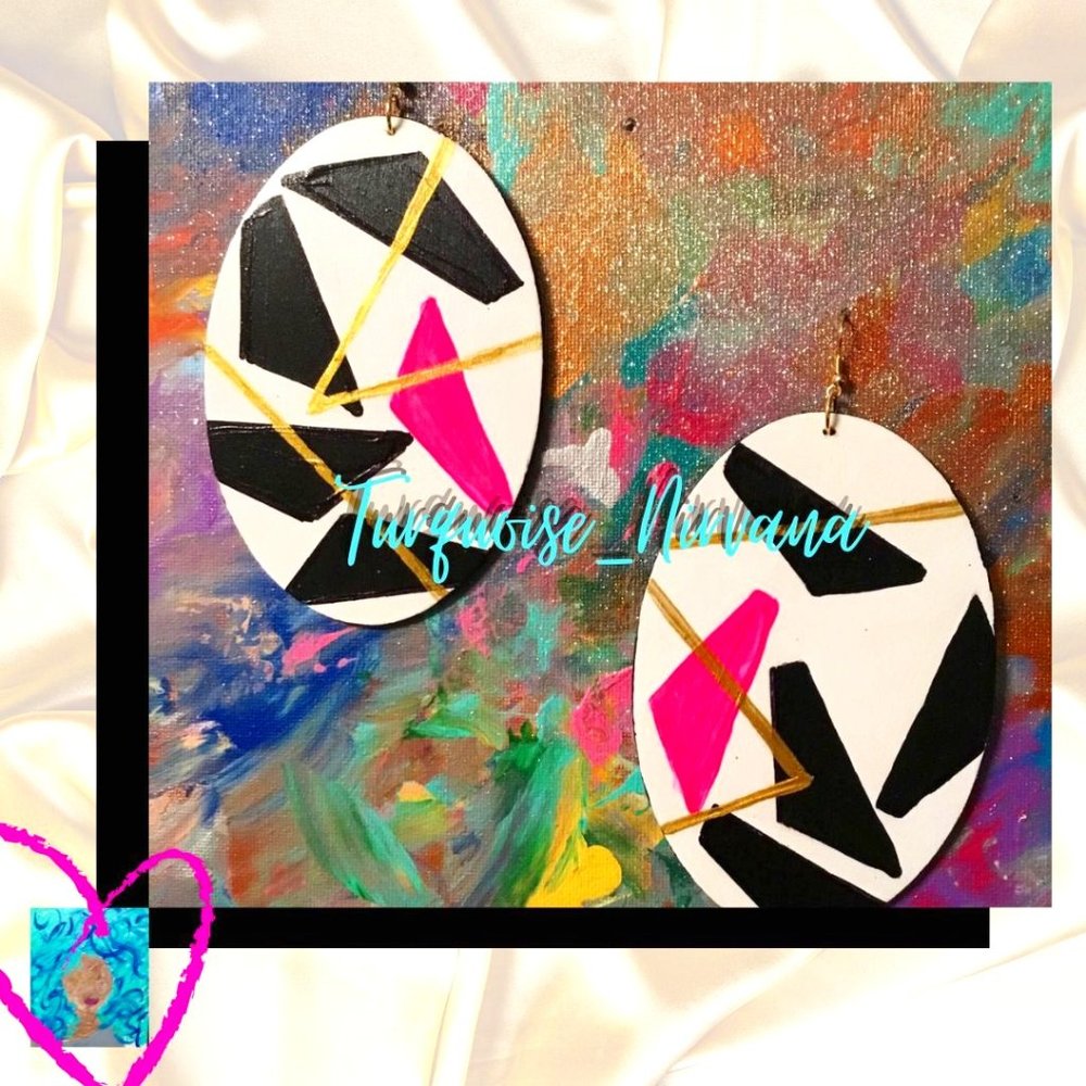 L-78: Big Betsy Geo Earrings